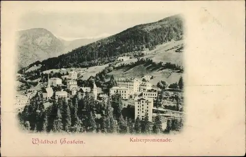 Ak Bad Gastein Badgastein in Salzburg, Kaiserpromenade