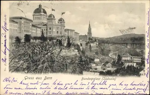 Ak Bern Stadt Schweiz, Bundespalast