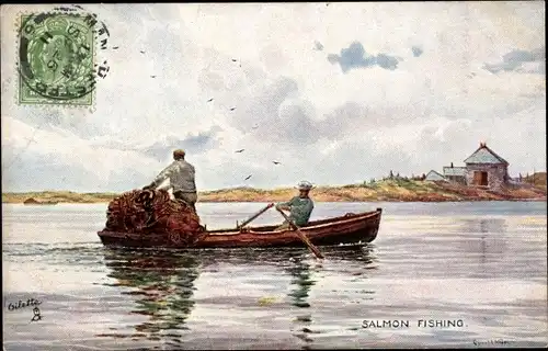 Ak Salmon Fishing, Lachsfischer