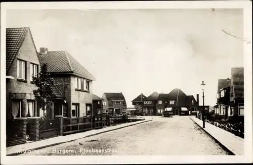 Ak Kruiningen Zeeland, Burgem. Elenbaasstraat