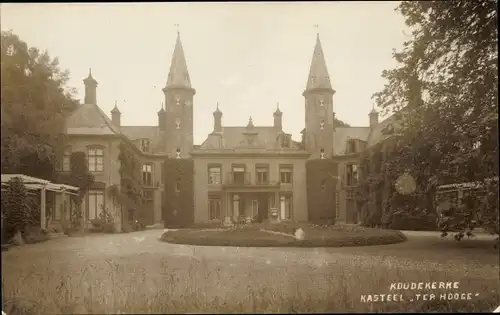 Ak Koudekerke Zeeland, Kasteel Ter Hooge