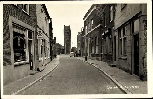 Ak Oosterland Zeeland, Kerkstraat
