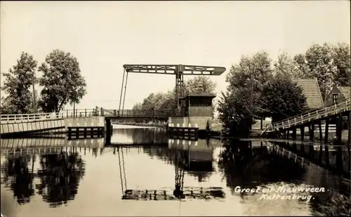 Ak Nieuwveen Nieuwkoop Südholland Niederlande, Kattenbrug