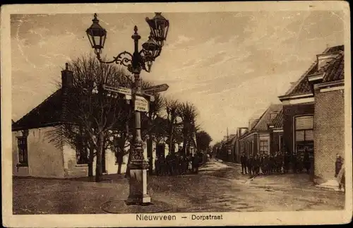 Ak Nieuwveen Nieuwkoop Südholland Niederlande, Dorpstraat
