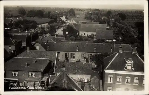 Ak Oud Alblas Südholland, Panorama