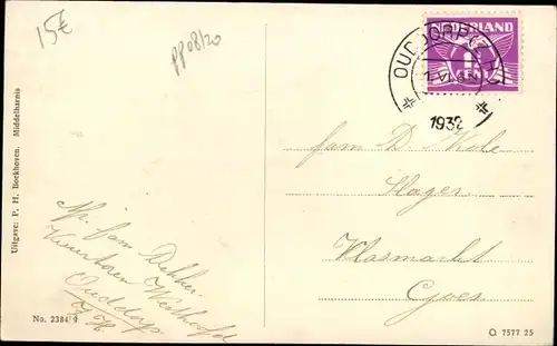 Ak Ouddorp Südholland, Weststraat