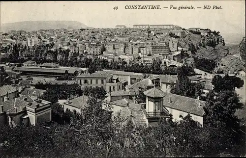 Ak Constantine Algerien, Vue generale