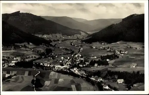 Ak Mitteltal Baiersbronn im Schwarzwald, Panorama