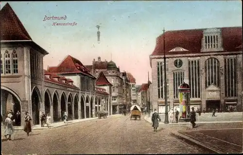 Ak Dortmund im Ruhrgebiet, Hansastraße