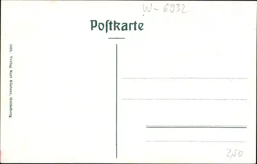 Ak Hirschhorn Neckar, Ortschaft mit Landschaftsblick