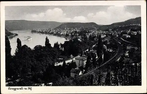 Ak Boppard am Rhein, Panorama