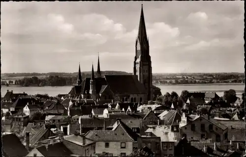 Ak Schleswig an der Schlei, Blick vom Gallberg auf den Dom