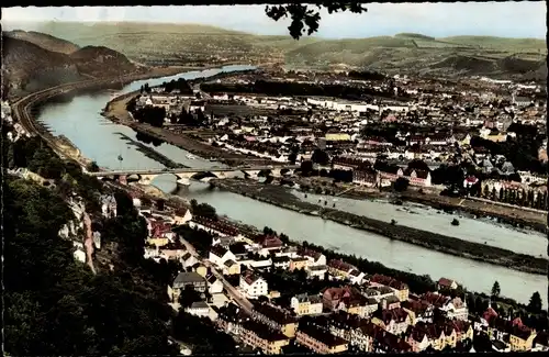 Ak Trier an der Mosel, Teilansicht, Brücke