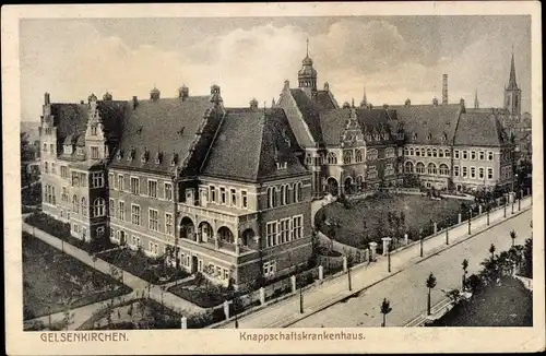 Ak Gelsenkirchen im Ruhrgebiet, Knappschaftskrankenhaus