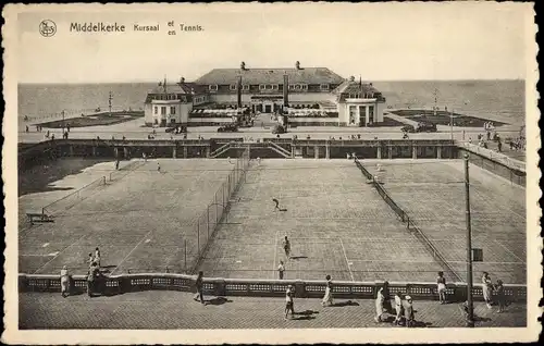 Ak Middelkerke Westflandern, Kursaal, Tennis