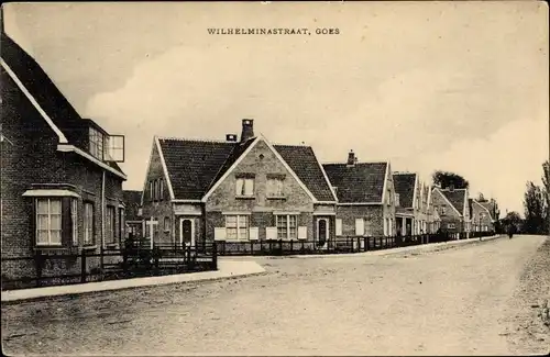 Ak Goes Zeeland Niederlande, Wilhelminastraat