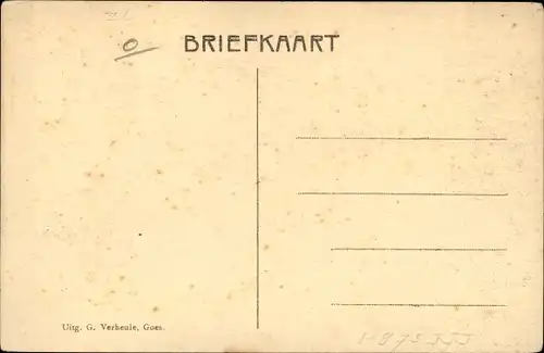 Ak Goes Zeeland Niederlande, Wilhelminastraat