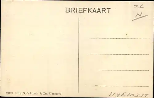 Ak Sint Maartensdijk Zeeland Niederlande, Woudhoek