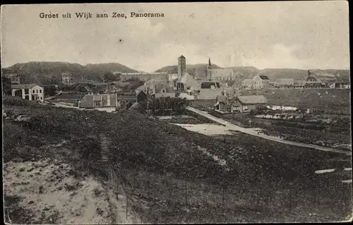 Ak Wijk aan Zee Beverwijk Nordholland Niederlande, Panorama