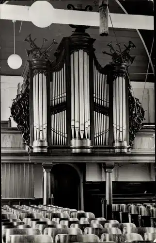 Ak Westerlee Groningen, Orgel Ned. Herv. Kerk