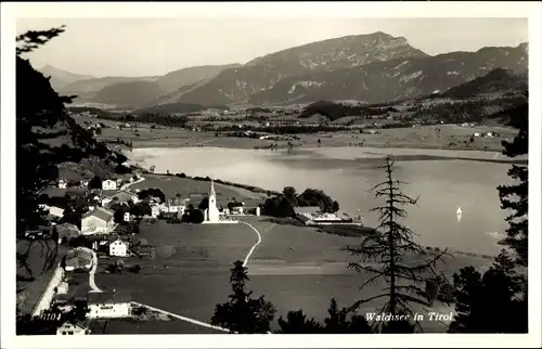 Ak Walchsee in Tirol, Totalansicht