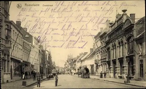 Ak Roeselare Roeselaere Rousselare Roulers Westflandern, Ooststraat