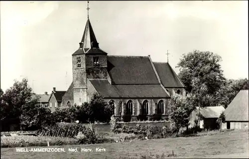 Ak Well Gelderland, Ned. Herv. Kerk