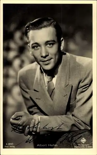 Ak Schauspieler Albert Hehn, Portrait, Ross, Autogramm