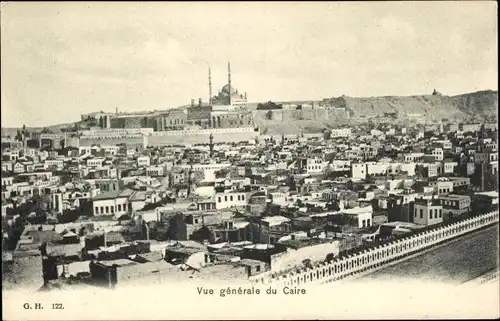 Ak Cairo Kairo Ägypten, Vue generale