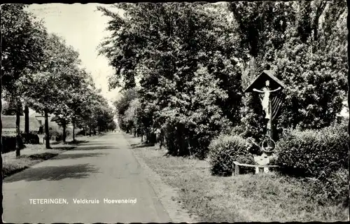 Ak Teteringen Nordbrabant, Veldkruis Hoeveneind