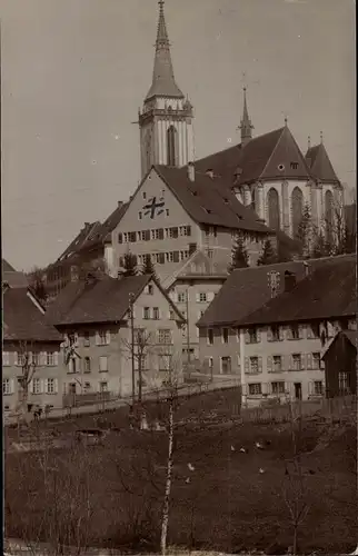 Foto Ak Titisee Neustadt im Schwarzwald, Pfarrkirche S. Jacobi, Münster St. Jakobus