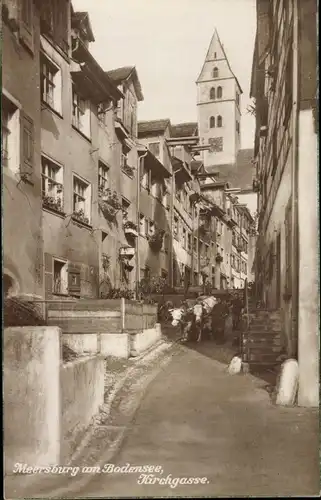 Ak Meersburg am Bodensee, Kirchgasse