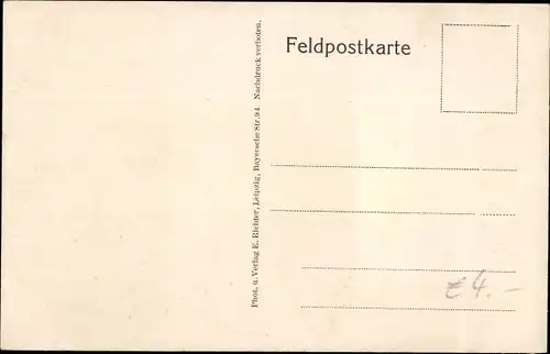 Ak Zandvoorde Zonnebeke Westflandern, Eine zusammengeschossene Gasse