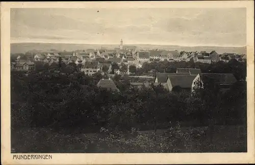 Ak Munderkingen Baden Württemberg, Panoramablick auf die Stadt