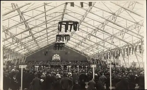 Foto Ak Ulm an der Donau Baden Württemberg, Liederfest 1929, Festhalle