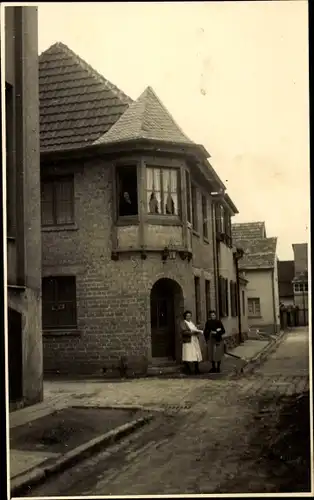 Foto Ak Hattingen ?, Straßenpartie im Ort
