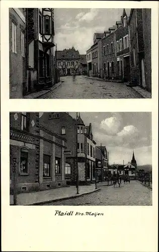 Ak Plaidt in der Eifel, Straßenansichten