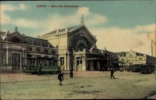 Ak Liège Lüttich Wallonien, La Gare des Guillemins