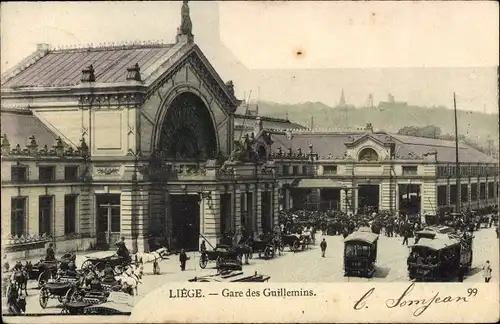 Ak Liège Lüttich Wallonien, La Gare des Guillemins