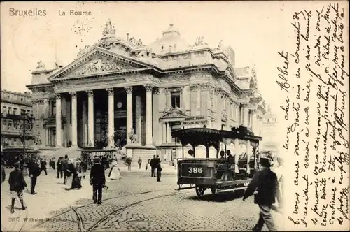 Ak Bruxelles Brüssel, La Bourse