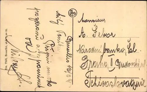 Ak Bruxelles Brüssel, Coin de la Place Rogier