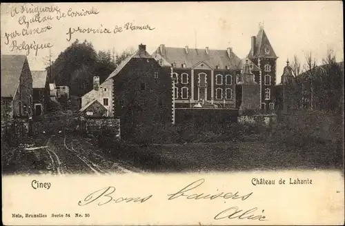 Ak Ciney Wallonien Namur, Chateau de Lahante