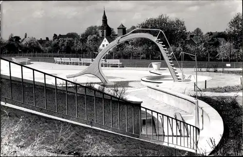 Foto Ak Bad Essen in Niedersachsen, Schwimmbad, Freibad