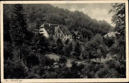 Ak Bad Freienwalde an der Oder, Frauenmissionsschule, Bibelhaus Malche, Frühling
