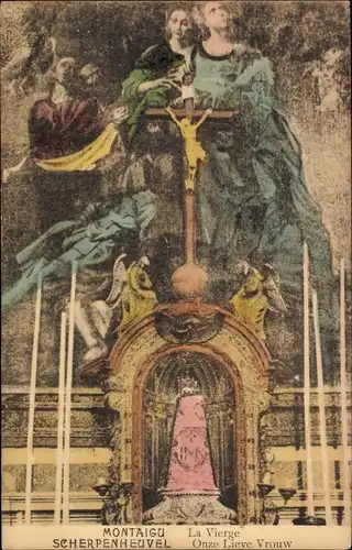 Ak Montaigu Scherpenheuvel Flämisch Brabant, La Vierge