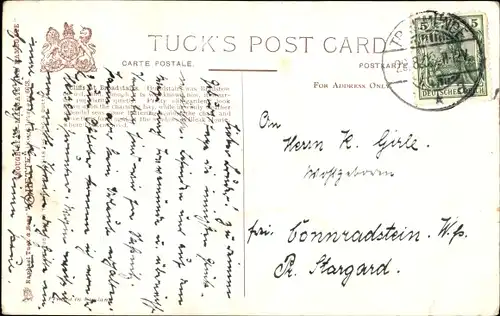 Ak Broadstairs Kent England, Cliffs, Brandung