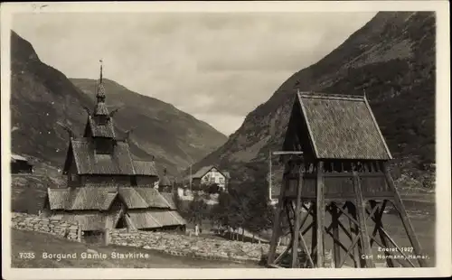 Ak Borgund Norwegen, Gamle Stavkirke