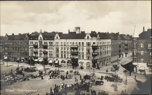 Ak Malmö Schweden, Möllevangstorget