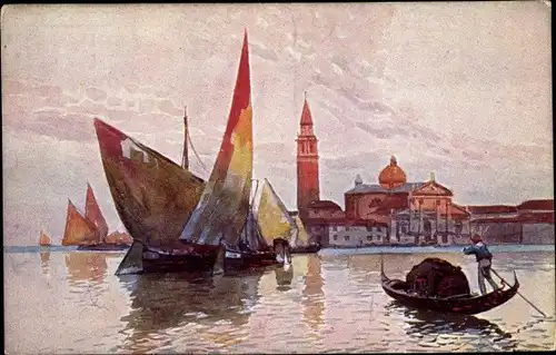 Künstler Ak Venezia Venedig Veneto, Isola di S. Giorgio