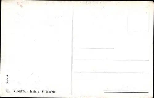 Künstler Ak Venezia Venedig Veneto, Isola di S. Giorgio